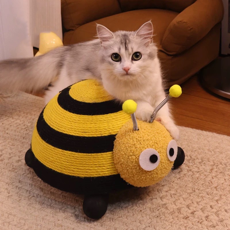 Turtle Shaped Cat Scratcher Natural Sisal Scratching Furniture Protector for Dog Cat Interactive Sisal Toy for Cats Pet Products