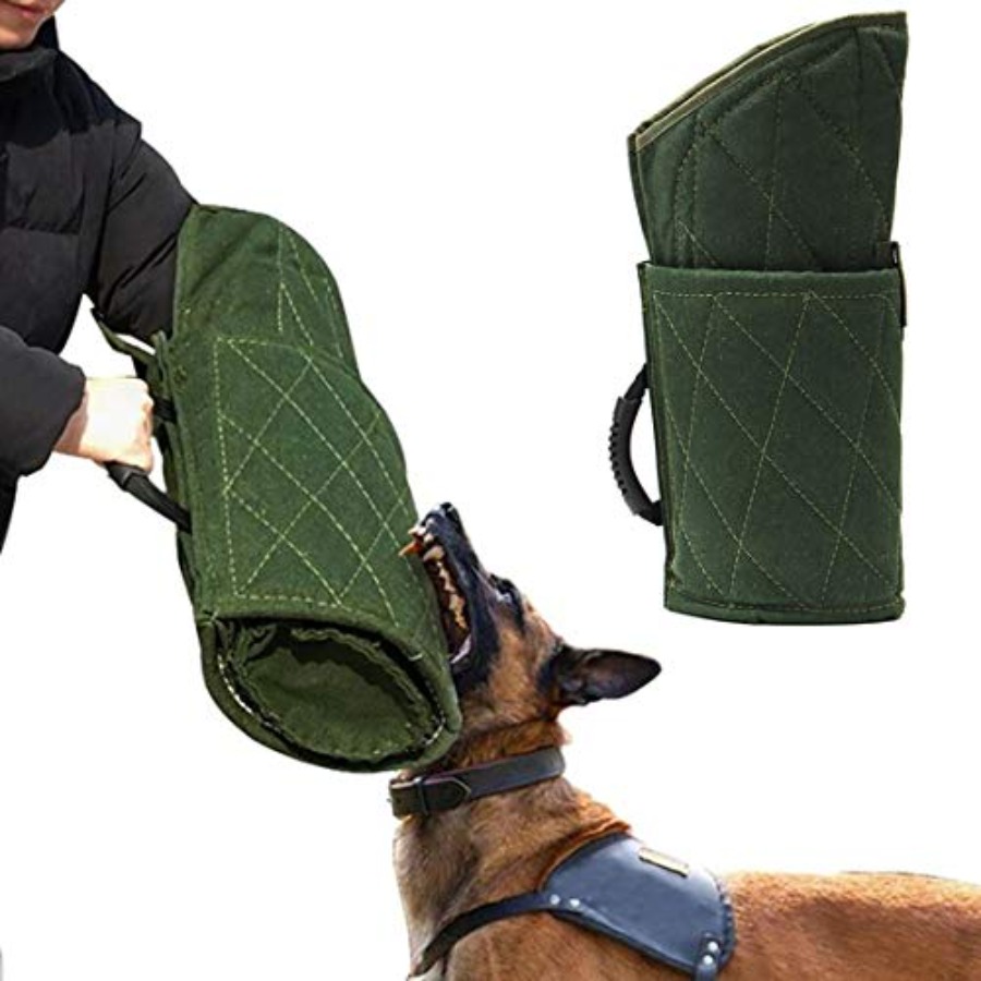 Dog Bite Sleeve Training Large Dogs Fits Pitbull German Shepherd K9 IPO Best for Young Dogs Puppy Playing Biting Tugging Toy In
