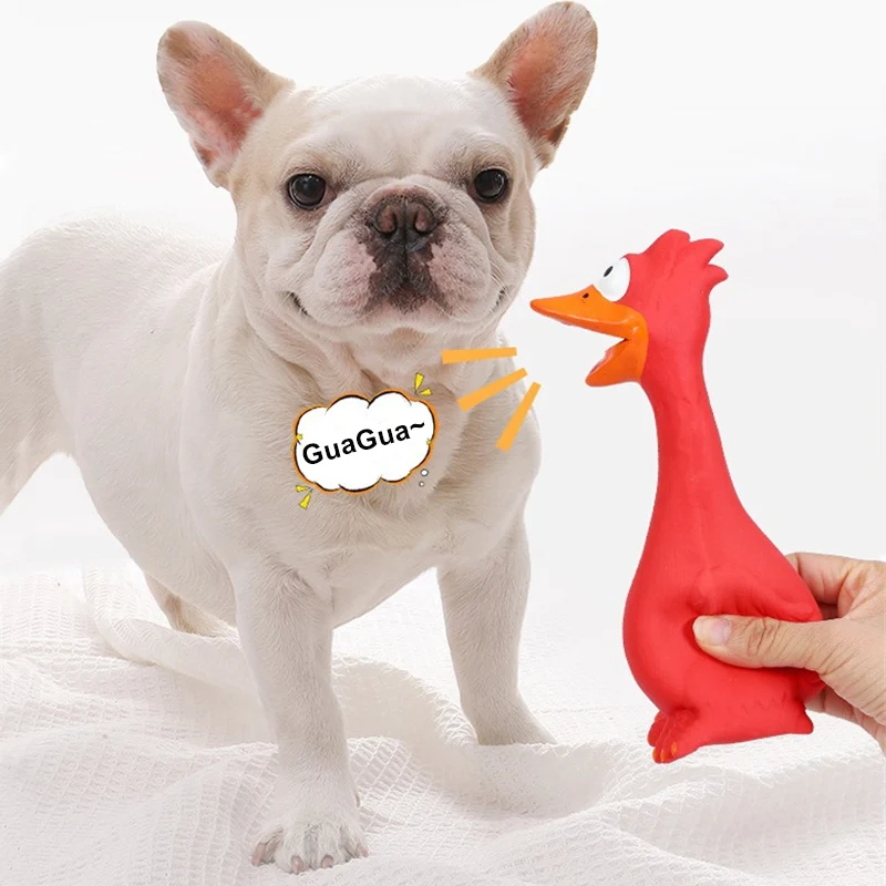 Dog Chew Toy Chicken Pet Squeaky Toys for Small Medium Large Dogs Interactive Bite Resistant Teeth Grinding Dog Sound Toy