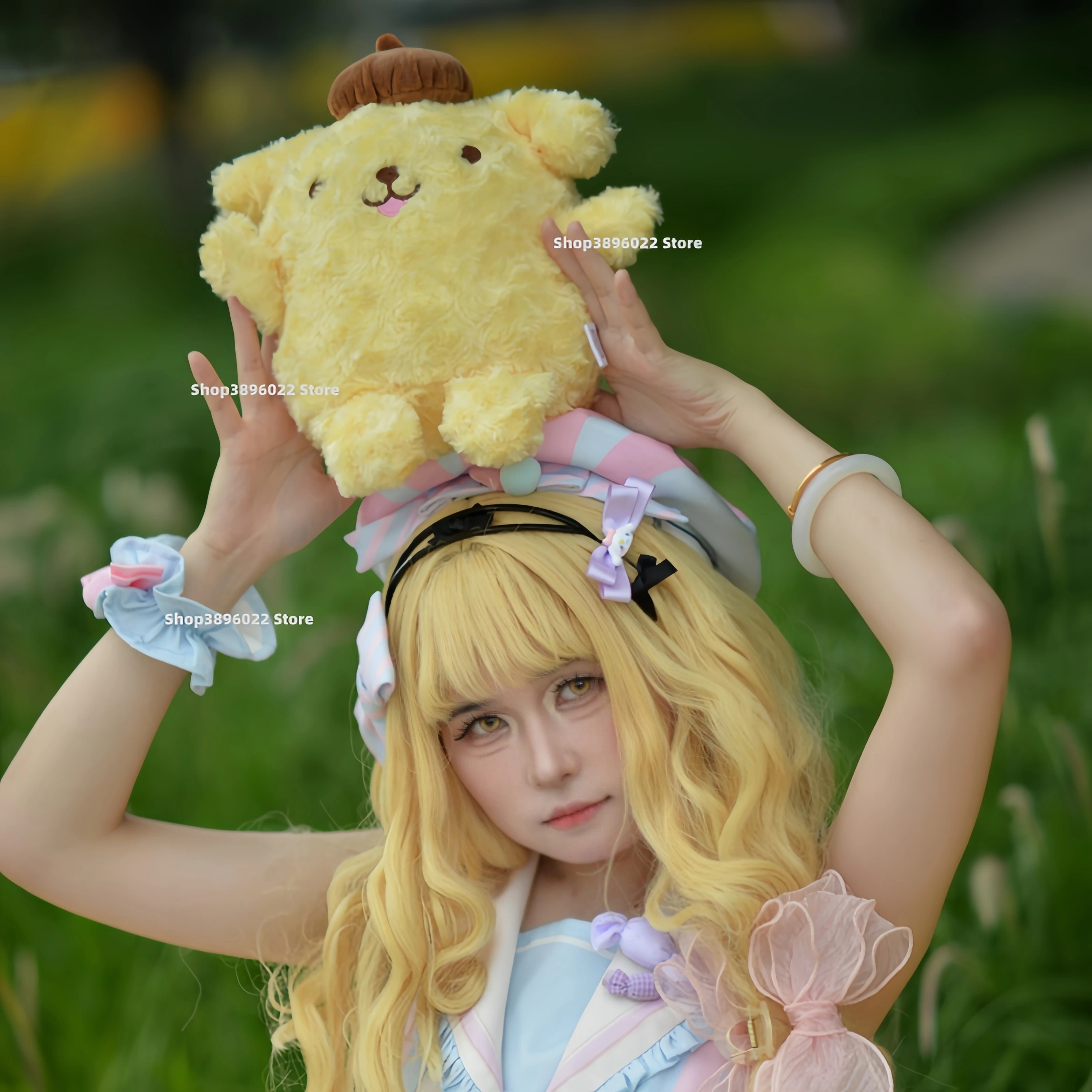 Pom Pom Purin Doll Soft Stuffed Anime Yellow Dog Plushies Japanese Style Cute Plush Toy Sofa Bed Home Decor Xmas Gifts