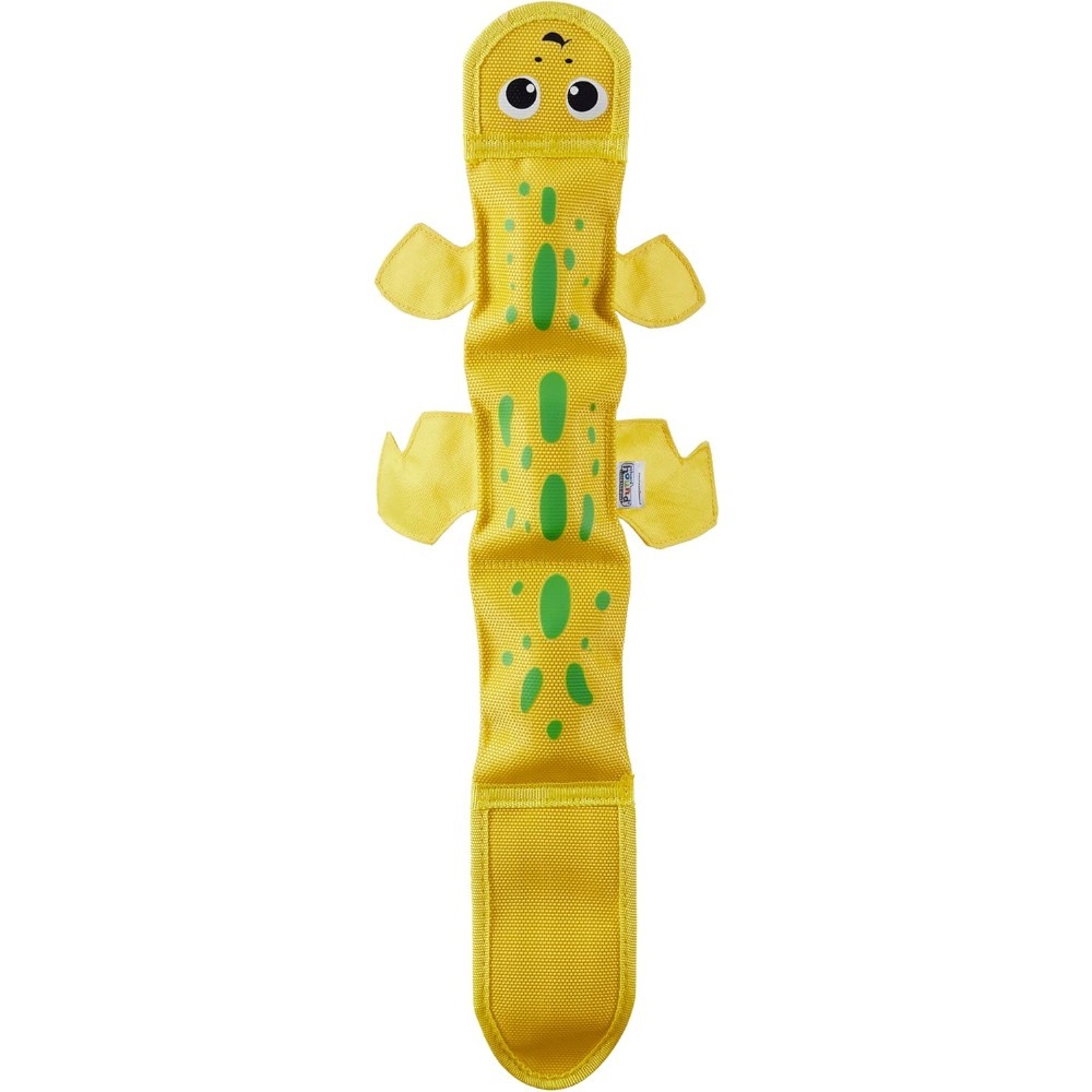 Outward Hound Fire Biterz Turtle Plush Firehose Material Interactive Dog Toy, Medium