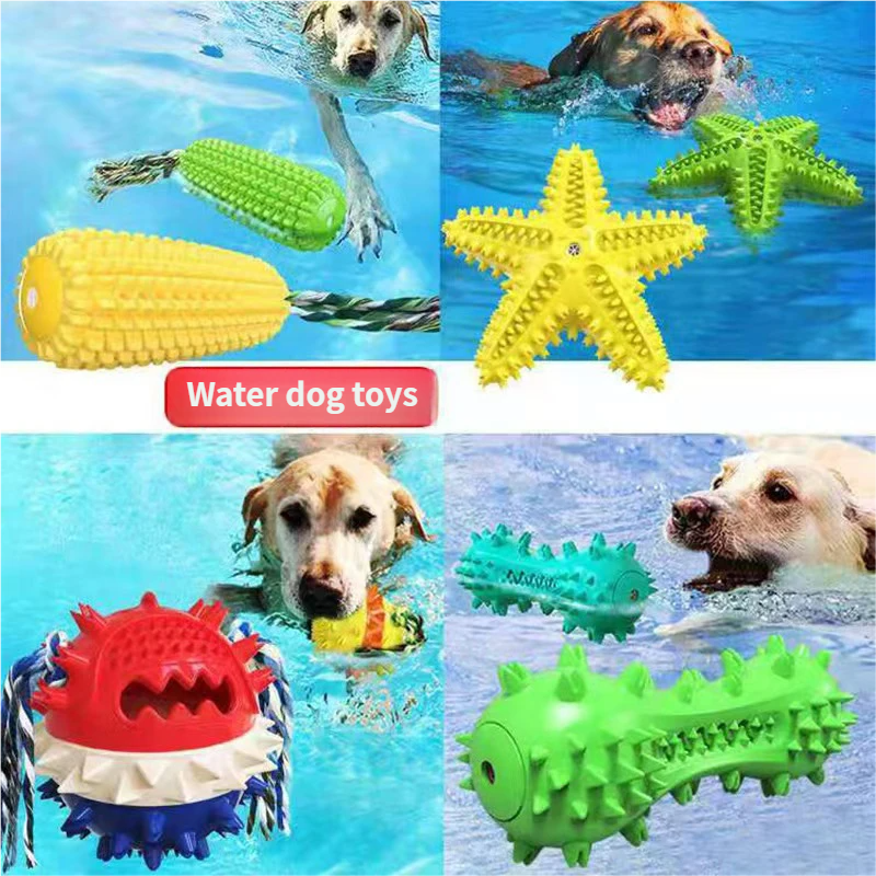 Popular Amazon pet products, simulated corn dog toys, bite-resistant venting puppy molar rod rope