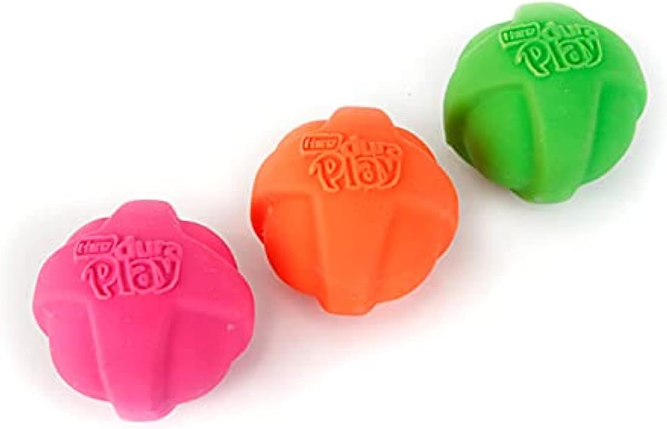 Bacon Scented Squeak Ball Dog Toy Set for Small Breeds, 3-Pack - Fun and Durable Playtime