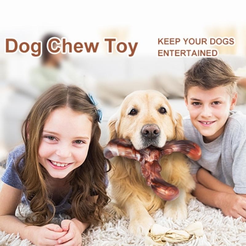 Interactively Dogs Toy Unbreakable Dogs Chew Bone Bone Teeth Grinding Toy for Interactively Play and Training best sale
