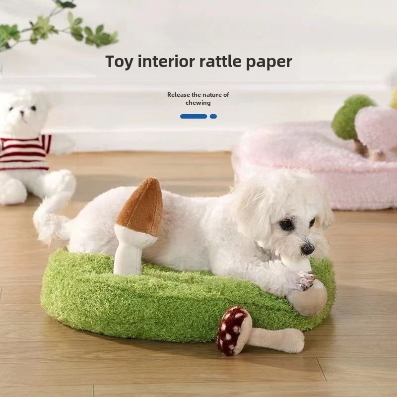 Pet cat dog mat cat nest Cat sleeping nest plush toy round nest cat dog dog soft and comfortable all year round