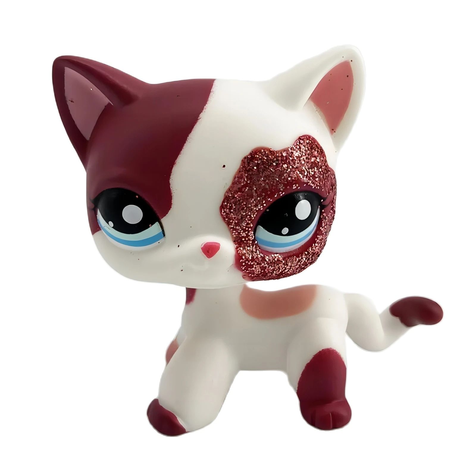 real lps littlest pet shop  hasber  toys dog shorthair Pink cat shepherd shepherd dachshund great dane black white shipping