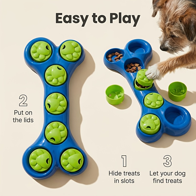 Toys for Relieving Dog Separation Anxiety,Treat-dispensing Puzzle Feeders, Anti-choke Slow-eating Bowls and Food-hiding Training