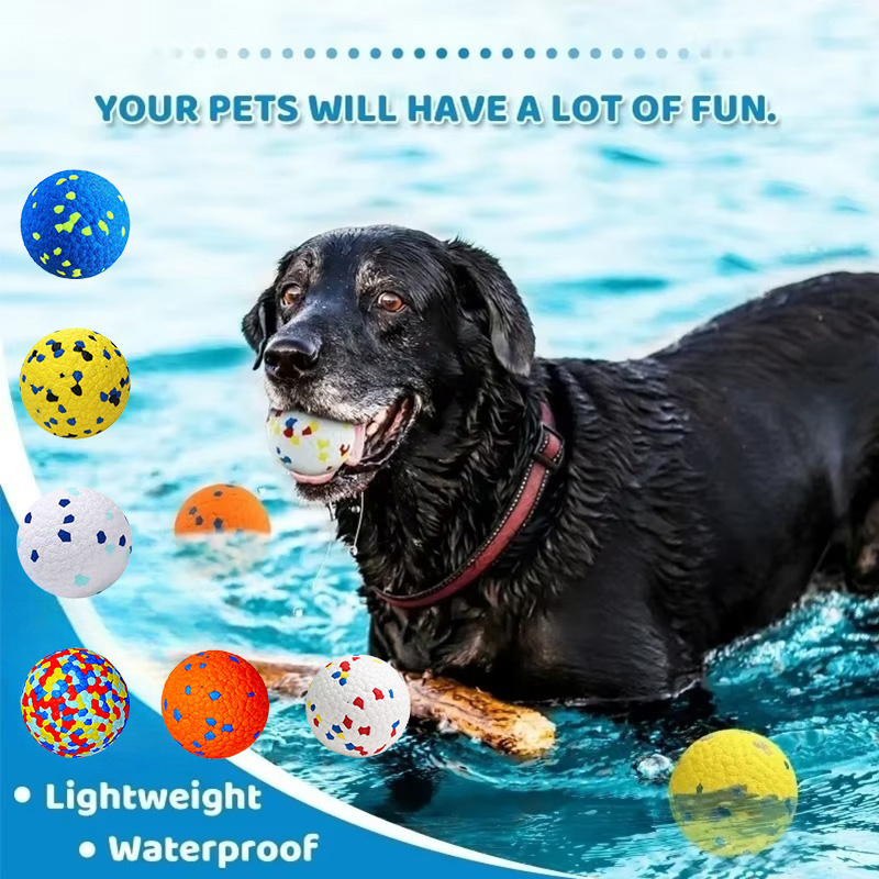 E-TPU Dog Balls Vibrant Dog Toy Balls Bouncy Tennis Balls Durable for Aggressive Chewers Fetch Game Balls for Large Medium Dog