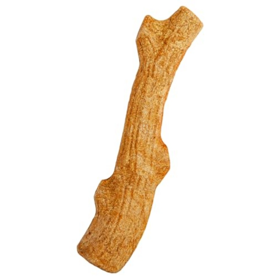 Super Dogwood Dog Chew Toy Made in the USA Real-Wood Blend tural Wood Flavor and Texture Moderate Chewers Small 7.5