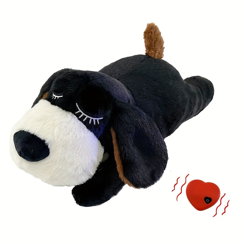 Soothing Heartbeat Puppy Toy - Anxiety Relief Dog Cuddler Pillow, Calming Stuffed Animal for Medium Breeds, Sleep Aid, Pet
