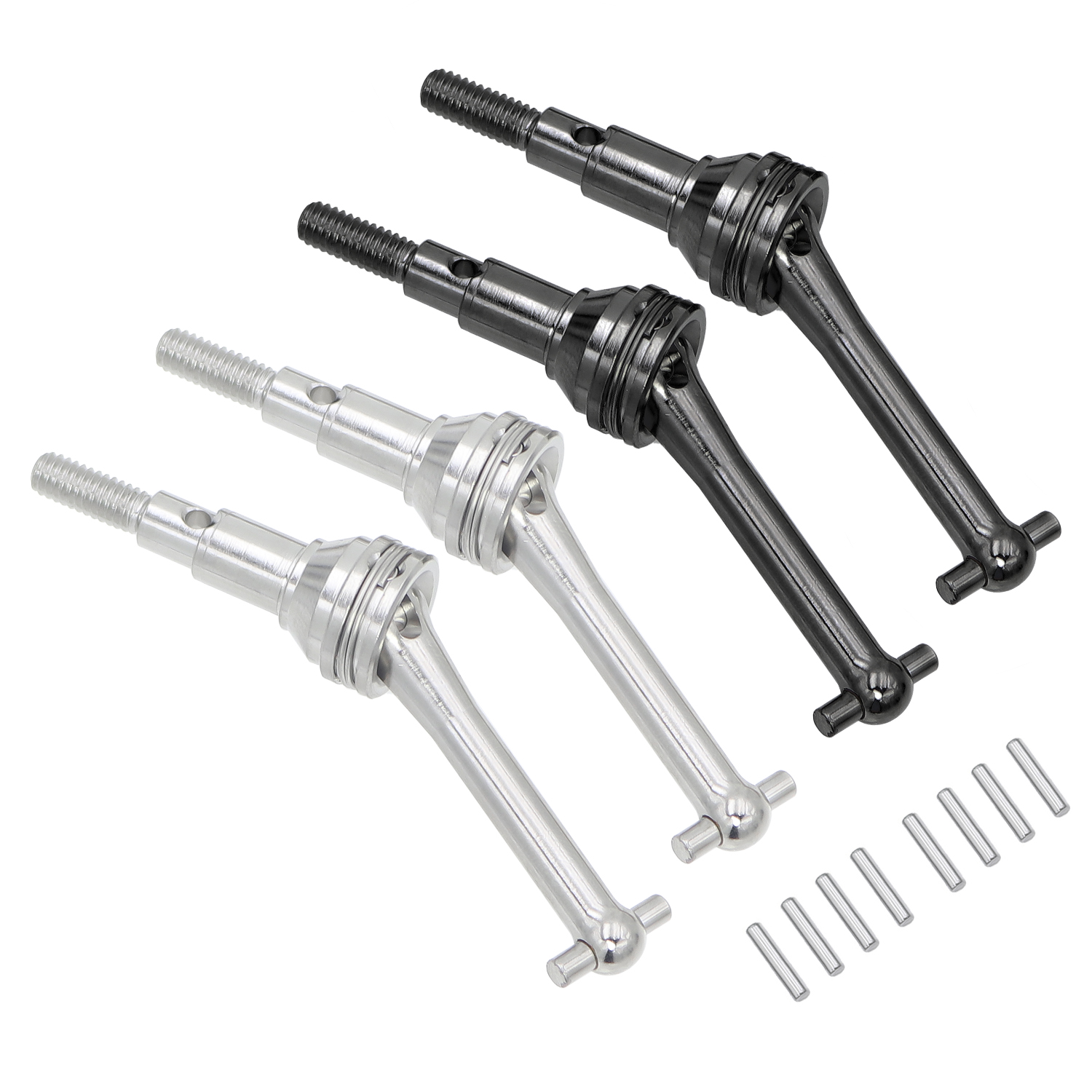 1/14 MJX Hyper Go Truck 14301 14302 14303 2Pcs Metal CVD Drive Shafts Dog Bone RC Car Upgrade Parts 14410