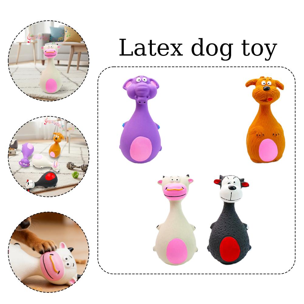 Cartoon Dog Toy Fadou Teeth Grinding Bite Resistant Latex Sound Toy Design Pet Training Plaything Best Seller