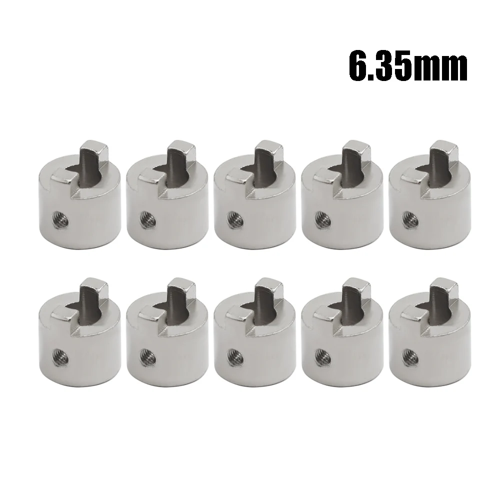 Premium 10 - Piece RC Boat Drive Dog Shaft Crutch Kit  3mm, 4mm, 5mm, 6.35mm Sizes  Ideal for RC Boat Drive Shafts