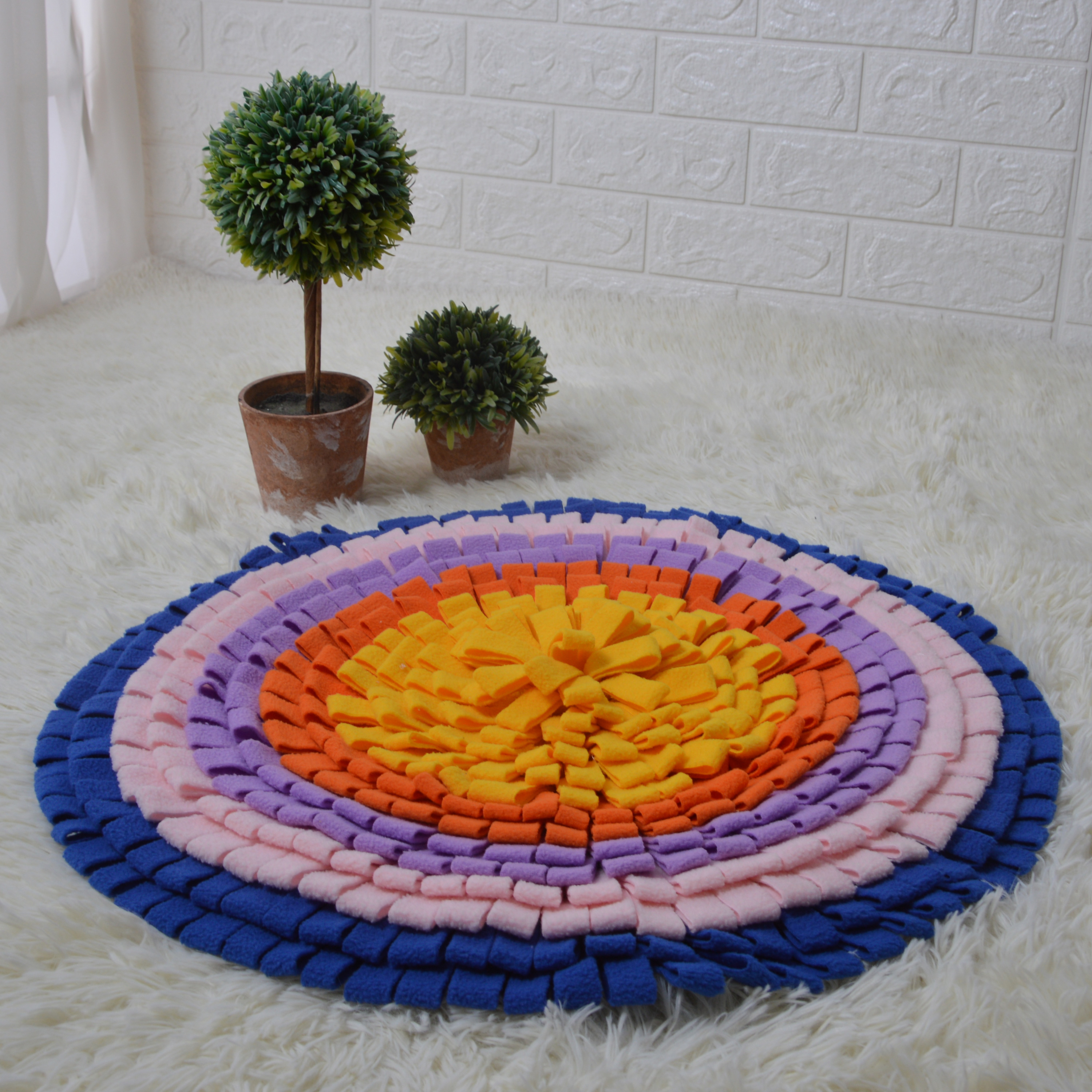Dogs Advanced Snuffle Sniffing Pad Mat Pet  Items Leak Food Dog Training Blanket Nose Work Toy Pet Slowing Feeding Intelligence
